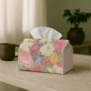 1pc Botanical Elegant Tissue Holder - Floral Design, 17.02*25.91cm, Perfect for Kitchen, Living Room, Bedroom, Bathroom - Festive Decoration, Bathroom