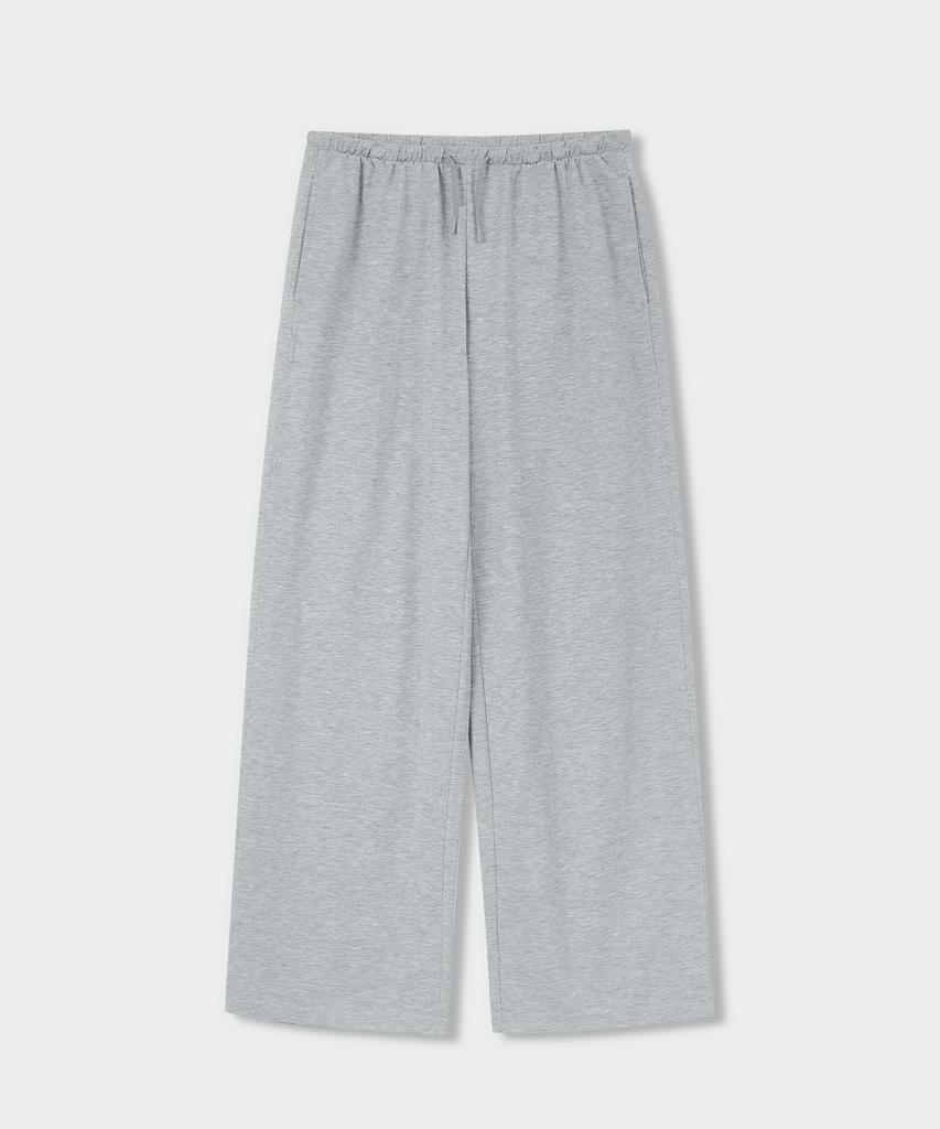 MUSINSA STANDARD WOMAN [Uv Protection] Women'S Cooling Jersey Wide Pants [Medium Grey]