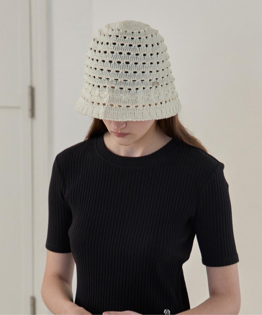 JUCYJUDY Punched Knit Bucket Hat Jzcp300B