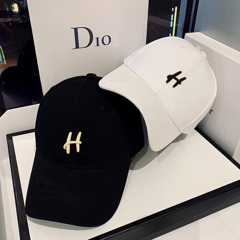 Female Alphabet Embroidered Cap Outdoor Sports Travel Male Sunscreen Shade Couple Baseball Hat