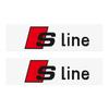 Car Styling Body Door Window Decoration Sticker For  qwe12 Sline quattro A1 A2 A3 A4 A5 A6 A7 A8 8P B6 B7 B8 Q3 Q5 Q7 RS S1 S2 S3