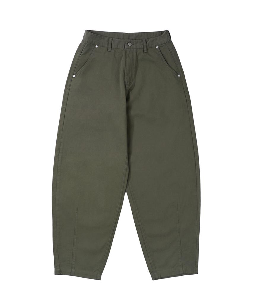 GAKKAI UNIONS Cotton Balloon Chino Pants Khaki
