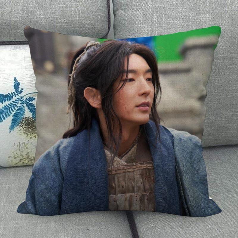 LEE JOON GI Pillowcase Home Textile Cotton Linen Fabric 45x45cm One Side Decoration Pillow Cover New WJY12.25