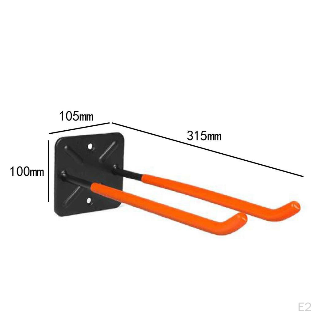 Langlebiges Wandmontage-Haken-Set zur Aufbewahrung von Werkzeugen und Reifen