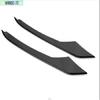 Pair Carbon Fiber Front Fog Light Lamp Cover Trim For Ford Mustang 2015-17 New