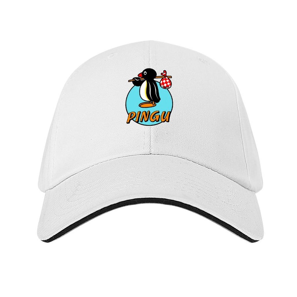 Pingu TV-serier Basebollkeps designerkeps lyxkepsar Barnhatt Solskydd Pojke Kvinnor