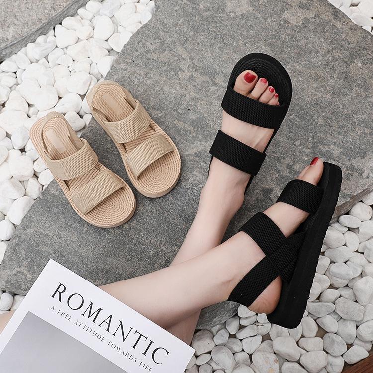 Women's Trendy Summer Platform Heel Open-Toe Sandals