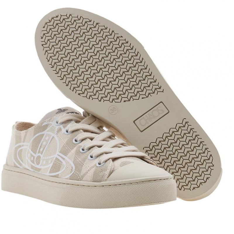 Vivienne Westwood Women Orb Print Canvas Sneakers 75020005w W00jw P203