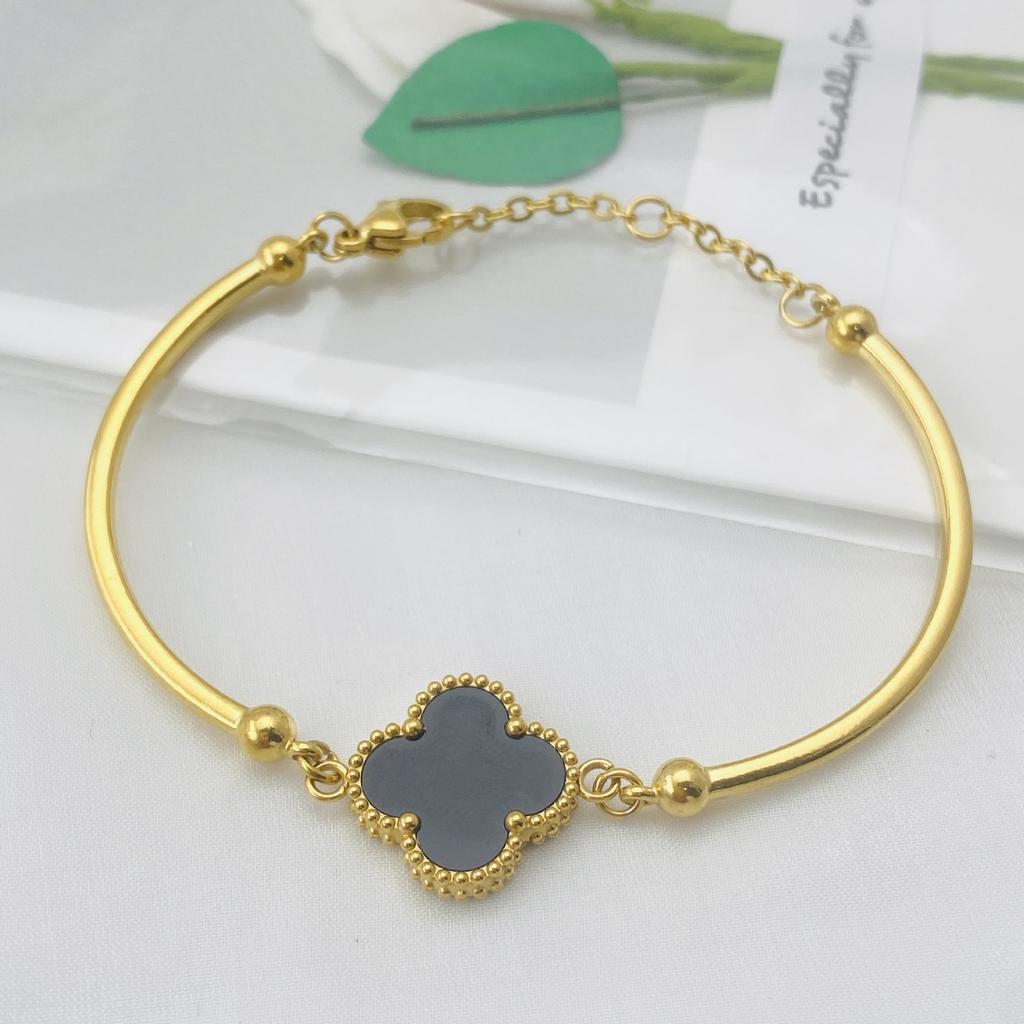 Lucky Four-leaf Clover Five-flower Bracelet - Tarnish-free Women's Bracelet