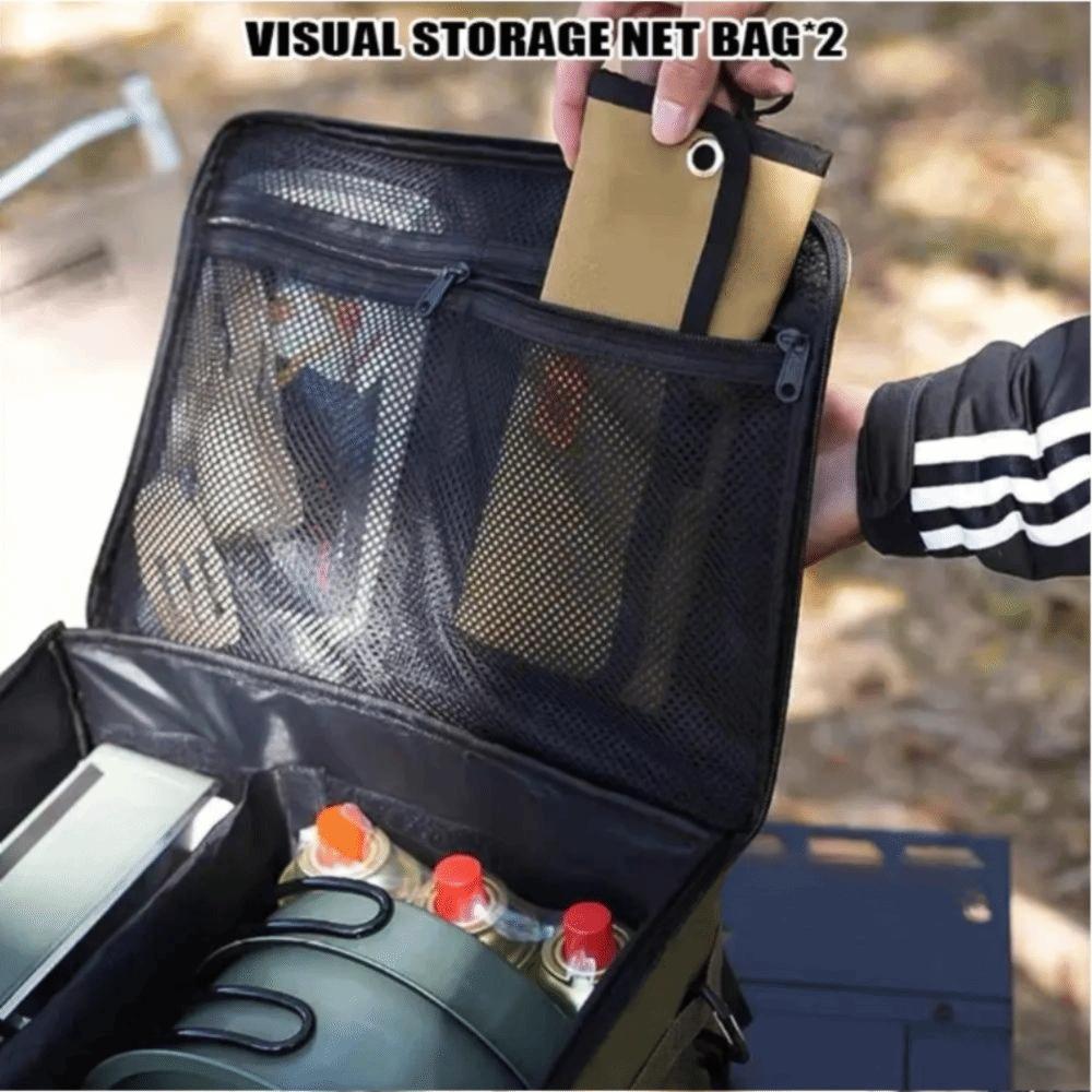 Large Capacity Folding Storage Box Waterproof Picnic Organizer Bag Outdoor Storage Box  Camping