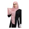 New Magnetic Buckle Instant Chiffon Hijab Large Size Ready To Wear Long Shawl Plain Solid Color Headscarf For Women