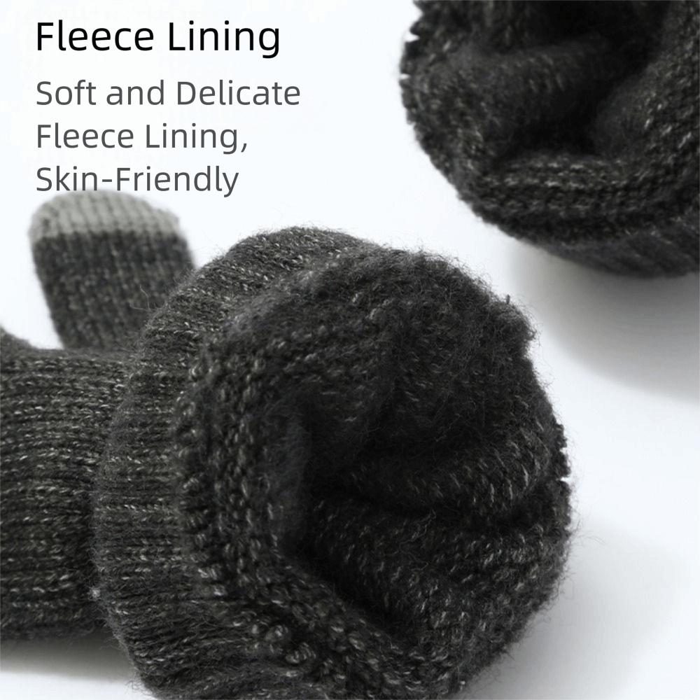 Thick Knitted Gloves Soft Men Mittens Cute Winter Gloves  Girls
