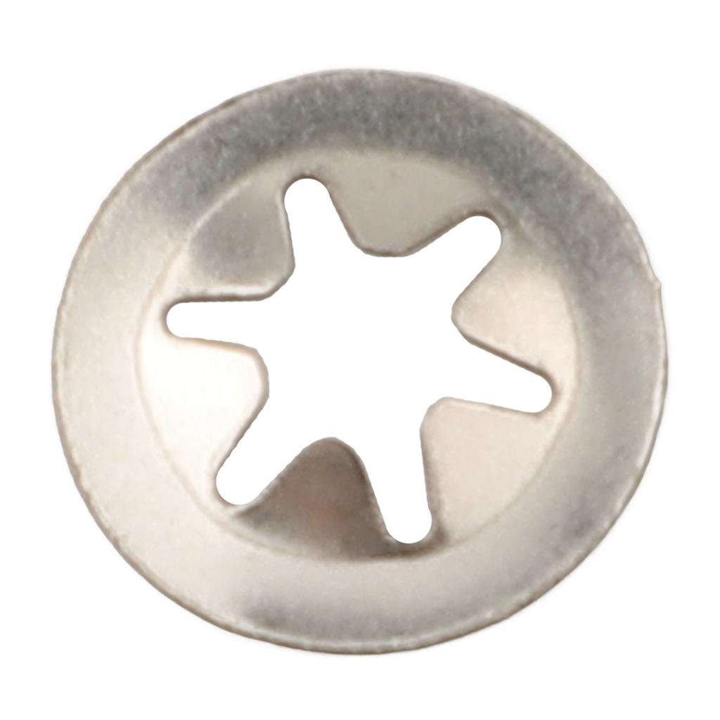 200pcs Internal Tooth Lock Washer Quick Washer Plum Blossom Snap Ring Bearing Internal Tooth Locking Gasket Fasteners Hardware