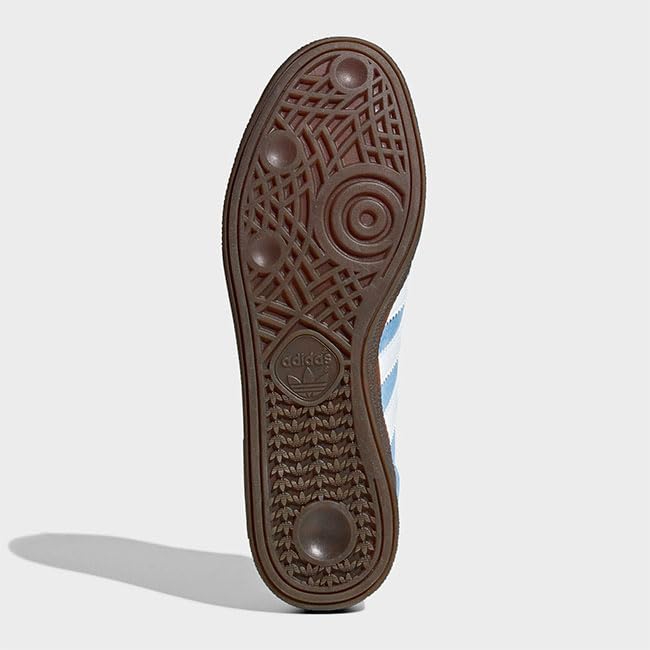 Adidas Originals HANDBALL SPEZIAL Gum Sole Sneakers BD7632 Light Blue for Men and Size (BD7632) Women, 24.0cm