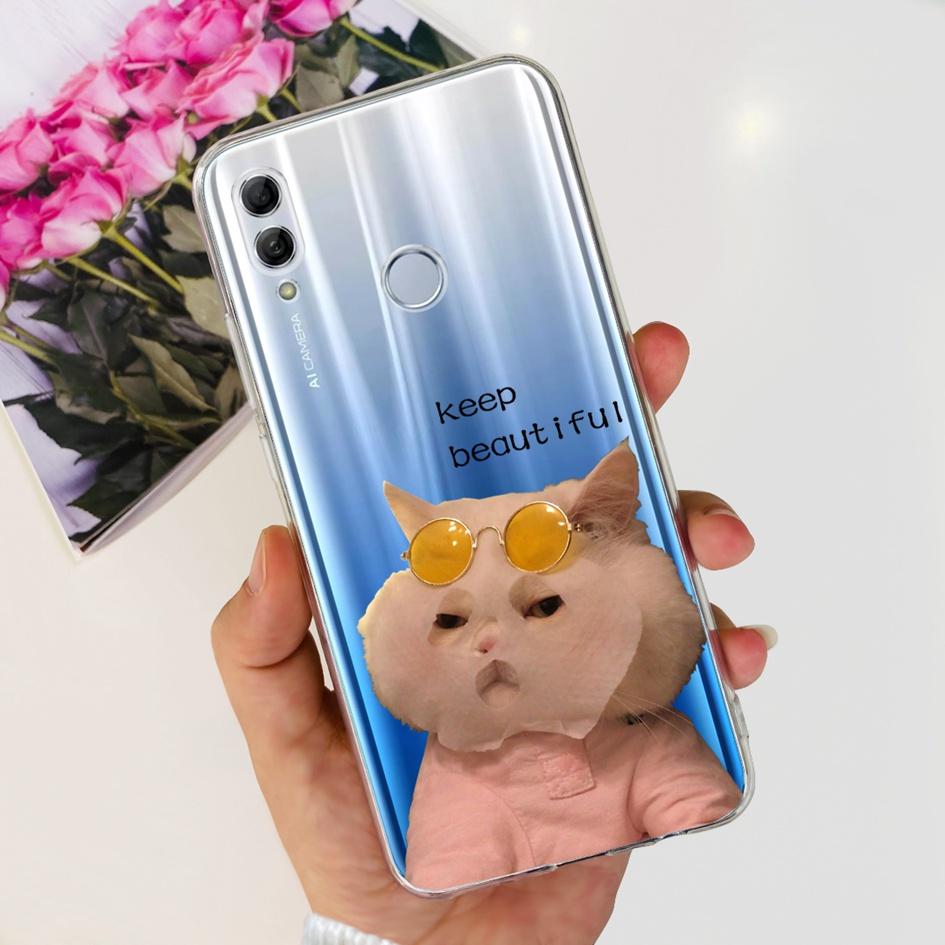 Für Honor 10 Lite Hülle HRY-LX1 HRY-LX2 Abdeckung Mode Schmetterling Transparentes Silikon Hüllen Für Honor 10 10i Honor10 Bumper