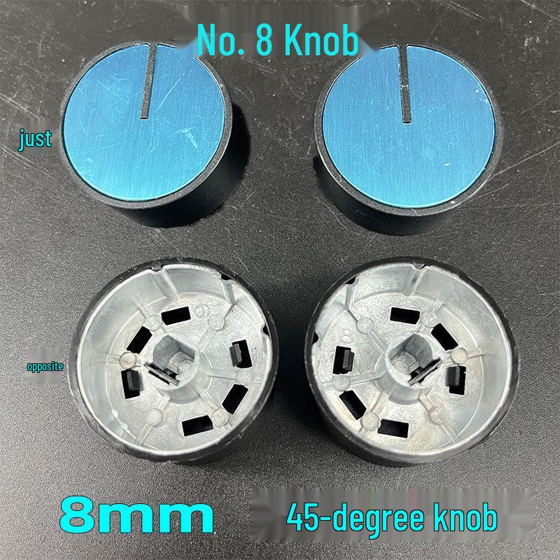 Universal Gas Stove Cooker Knob for 8mm Switch - Natural Gas & LPG Cooktop Burner Ignition Button