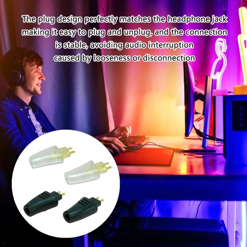 MMCX Cable Female(Cable Side) Connectors 4mm Hole for TH900 MKII MK2 TH600 Secure Connection Superior Sound Transmission