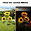 Solar Pathway Light Landscape Light Plastic Texture Suitable for Outdoor Yard Walkway Waterproof M4YD