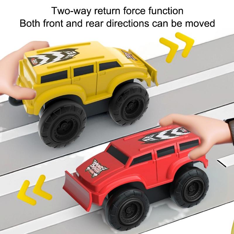 1 Piece Climbing Car Toy Wall Climbing Car Inertia Pull-Back Anti-Gravity Rail Car Magnetic Wall Car Fun Toy