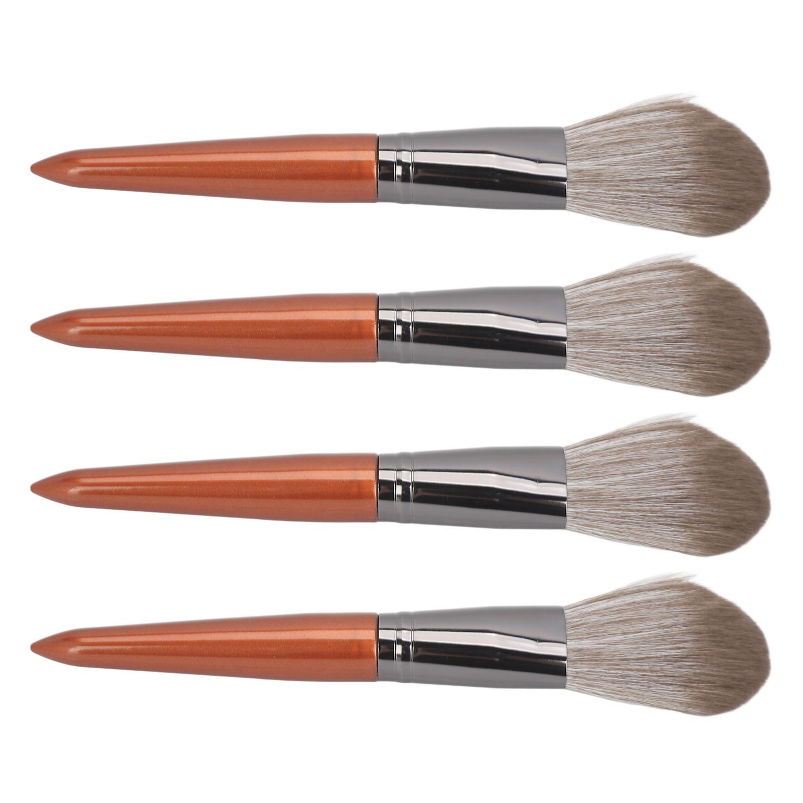 

4Pcs Powder Brush Set for Face Loose Setting Powder Makeup Essential Tool Soft Fiber Wool Large