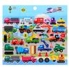 3D Bubble Sticker Car Truck Plane Traffic Waterproof Cartoon Anime Stickers For Girl Boy Kids Funny Educational Toys