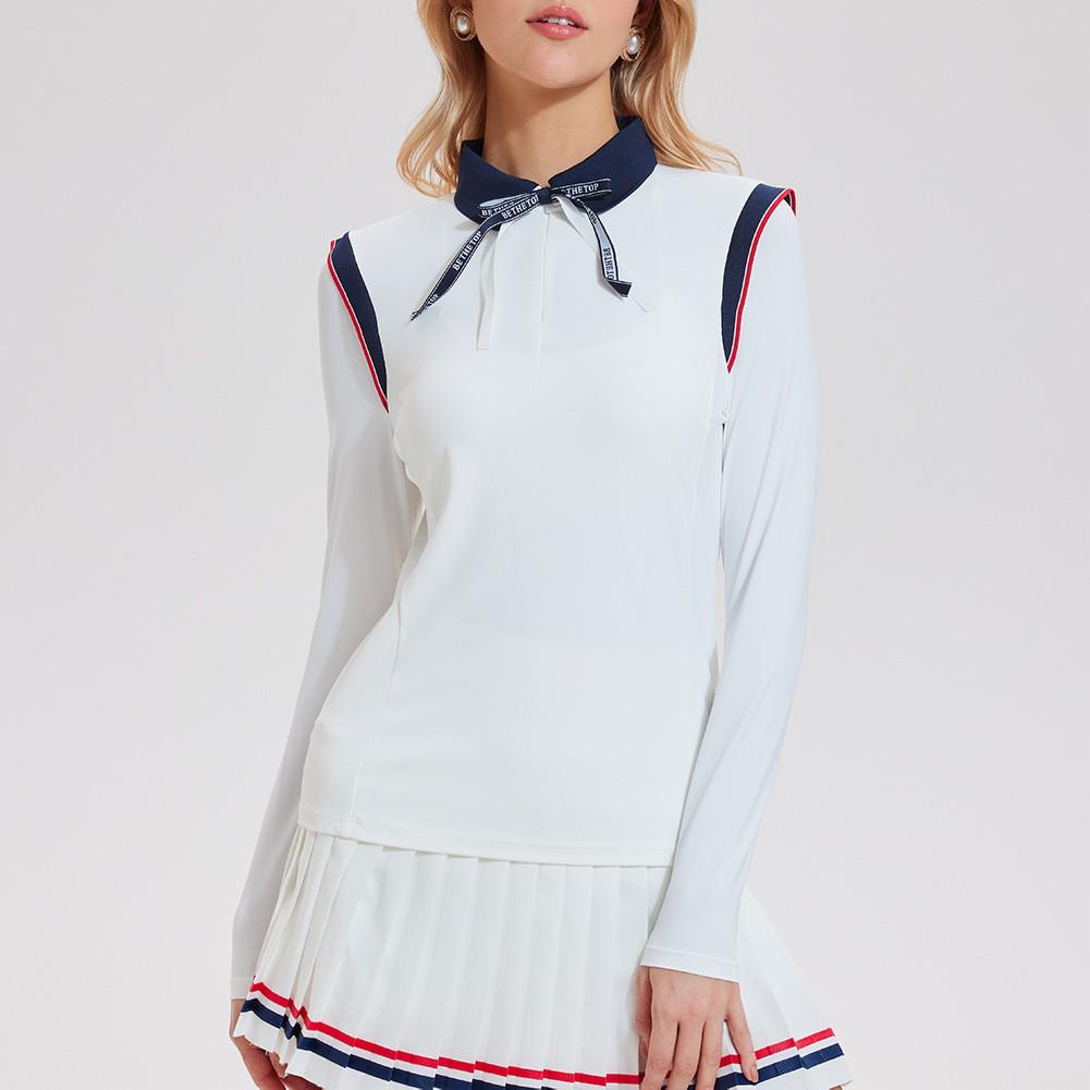 Women s Quick-Dry Long Sleeve Two-in-One Yoga Running Top L