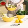 New 304 Stainless Steel Salad Mixing Bowl Sets Egg Beater Basin Dough Food Container Kitchen Fruit Vegetable Whisking Salad Bowl Set