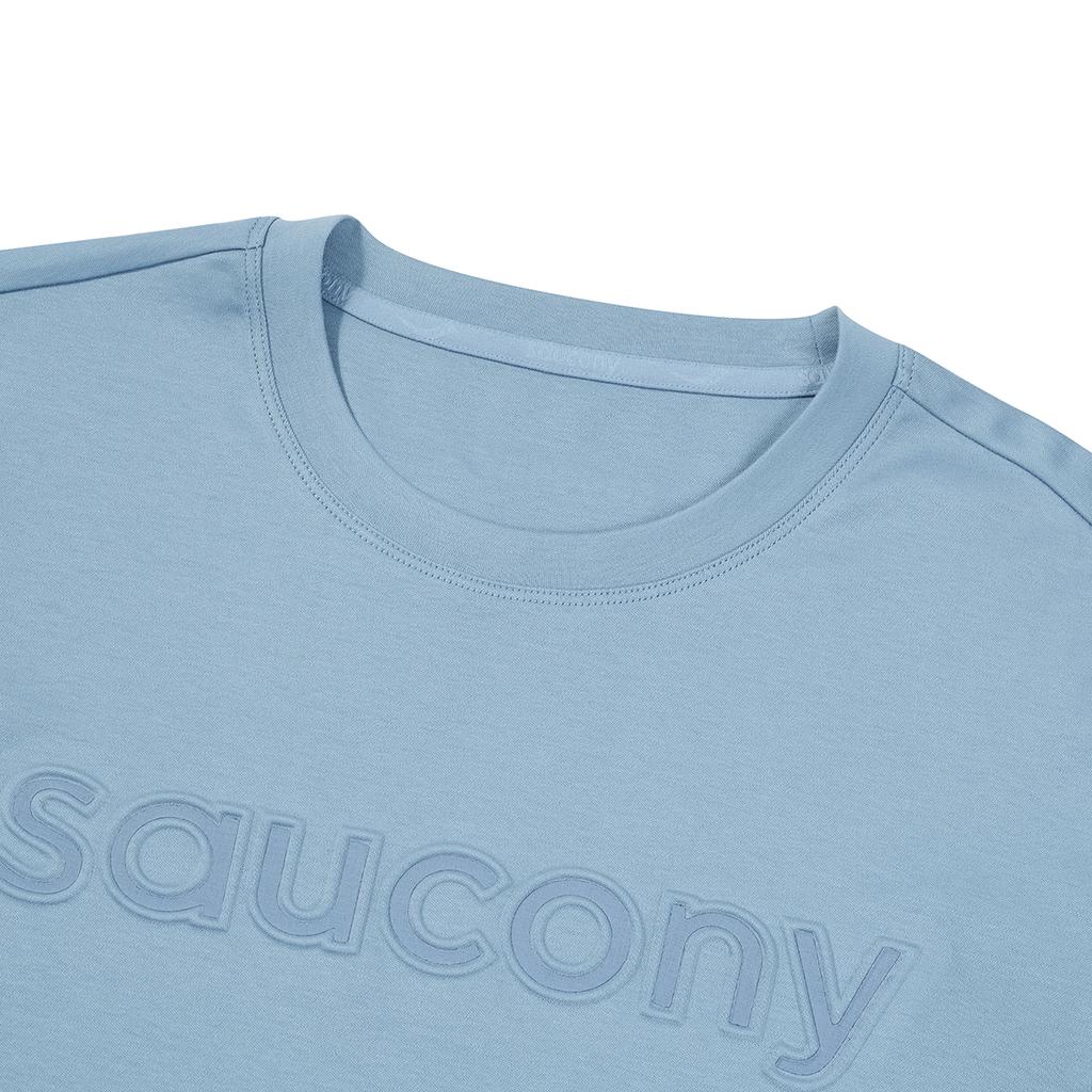 SAUCONY Modern Binzhou Series Logo Letter Crew Neck Long Sleeve T-Shirt Men Tops SA2250SW91C-BL159
