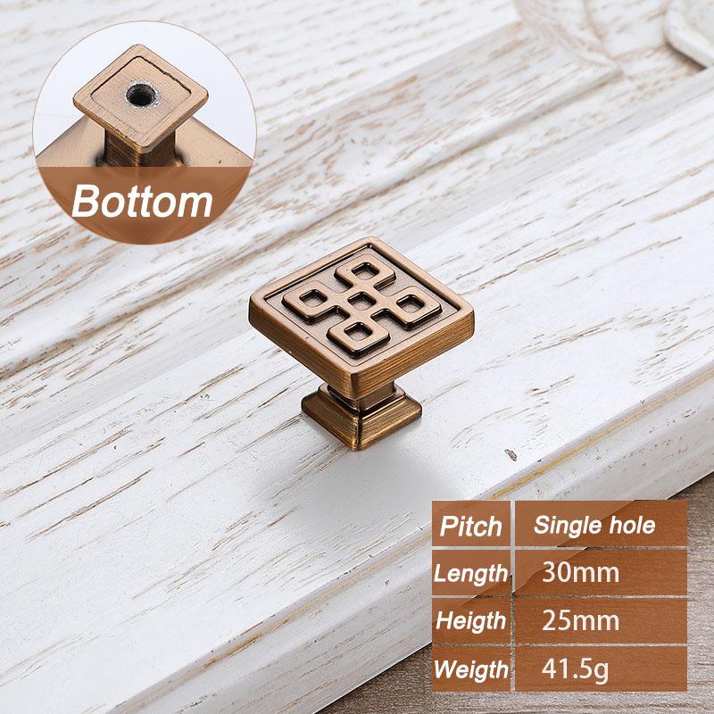 WV Kitchen Cabinet Storage Door Handles Antique Retro Bathroom Drawer Dressers Knobs Cabinet Closet Door Brass Handles Hardware