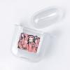Demon Slayer Nezuko Zenitsu Tanjirou Transparent Airpods-veske for Funda Airpods 2/1-deksel Kimetsu No Yaiba Soft TPU-veske Coque