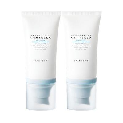Madagascar Centella Hyalu-Cica Water-Fit Sun Serum SPF50+ PA++++ Hydrating Sunscreen Set 2x50ml
