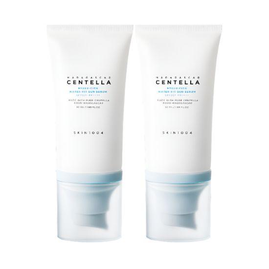 

SKIN1004 Madagascar Centella Hyalu-Cica Water-Fit Sun Serum SPF50+ PA++++ Hydrating Sunscreen Set 2x50ml