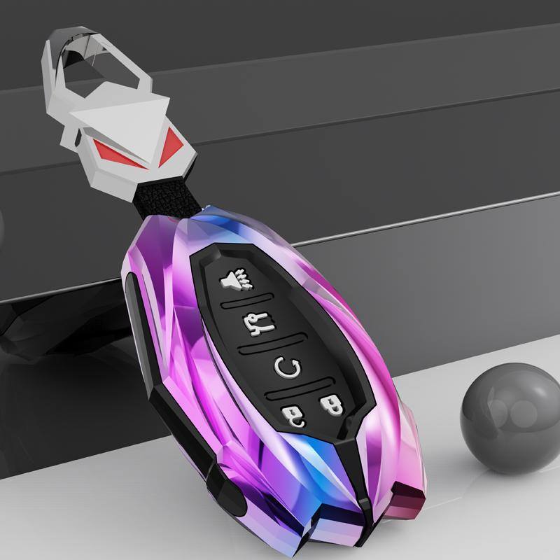 Zinc Alloy Car Key Case Cover For Chevrolet 2017-2019 Chevy Malibu Camaro Cruze Traverse Sonic Volt Bolt Equinox 4/5 Buttons Key