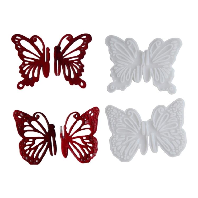 

Flexible Silicone Pendant Mould Epoxy Resin Butterfly Accessories Mold Elegant Handmade Jewelry Projects Making Mold 1