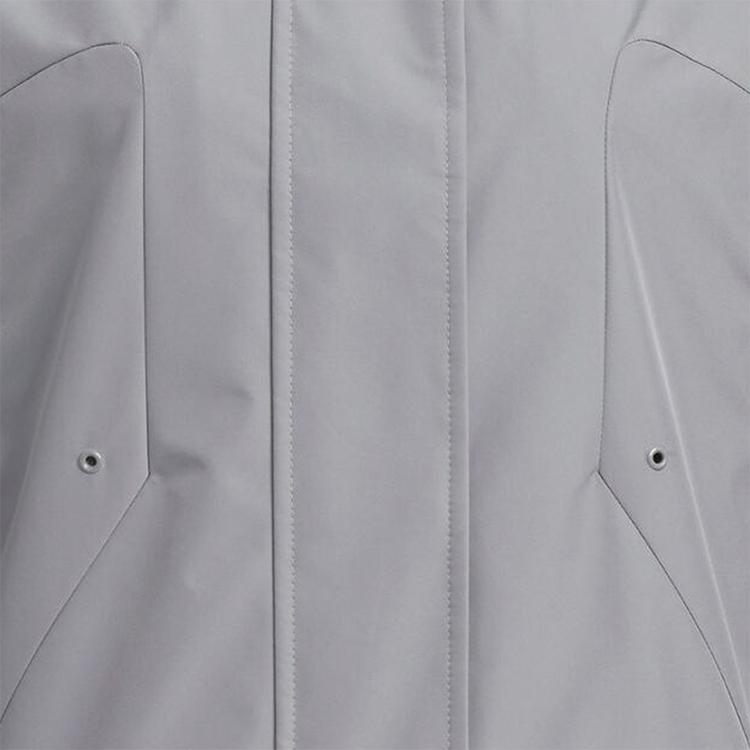 Adidas Fustl W P Jkt2 Stand Collar Loose Comfortable Sports Casual Jacket Women Jackets Gray JM6196