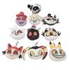 New Alastor Plush Keychain Adam Hazbined Cos Hotels Soft Stuffed Costume Cute Plushie Figure Hells for Children Kids Gift