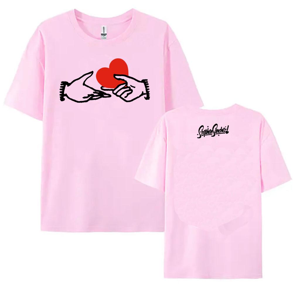 Stephen Sanchez Love,Love,Love Album T-shirt Short Sleeve Cotton O-neck Female Tshirts Unisex Streetwear Casual Summer Tees Top