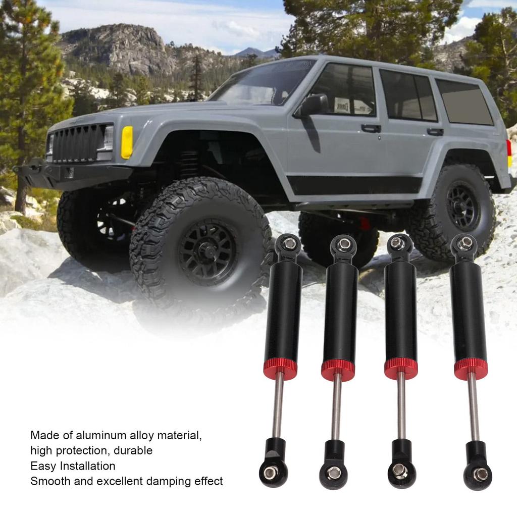 RC Shock Absorber Damper Internal Spring 100mm 4Pcs CSSCX10 1/10 RC Crawler Car (Svart)