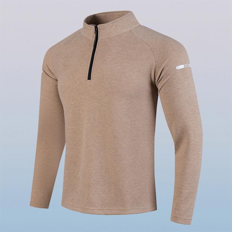 T-shirt da Uomo a Maniche Lunghe per Esterno, T-shirt Sportiva Casual