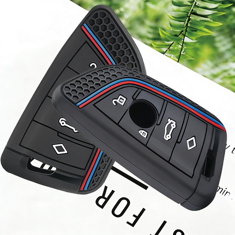 Silicone Car Key Case Cover Shell Fob For Bmw F30 F31 F32 F34 F20 F21 F07 F10 1 3 5 7 Series X1 X3 G01 X4 G02 X5 F15 F16 M3 M4