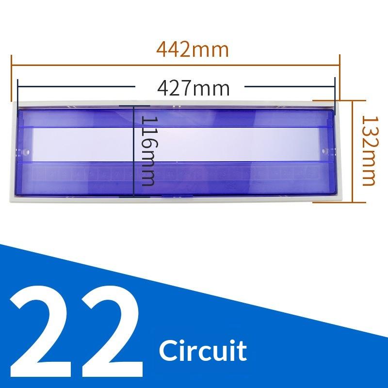 Pz30 Plastic Distribution Box Cover Transparent Protective Panel For Household Circuit Breaker Box