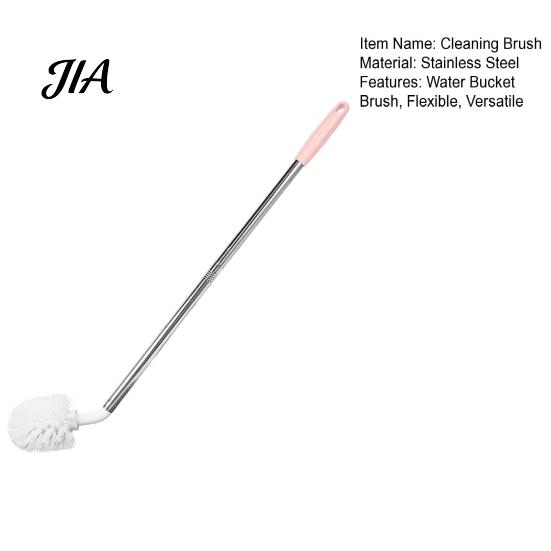 Effortless Cleaning Tool for Mineral Water Barrels Extra Long Stainless Steel Bucket Brush, Flexible High Density Bristle Durable Household Dispenser