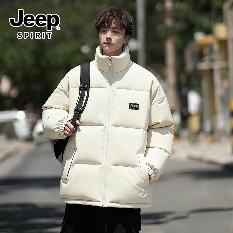 

JEEP SPIRIT Unisex Thickened Stand Collar Padded Jacket 2XL