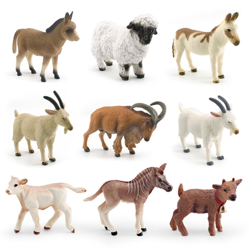 Donkey Pvc Model With Realistic Farm Figures For Educational Display And Collection