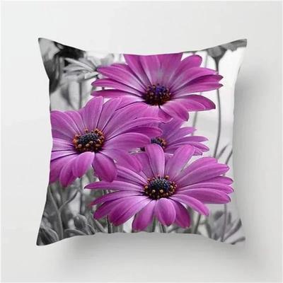 Copricuscino Divano Soggiorno Auto Decorazione Casa di Lusso Copricuscino Floreale Colorato Girasole Rosa Stampa Floreale