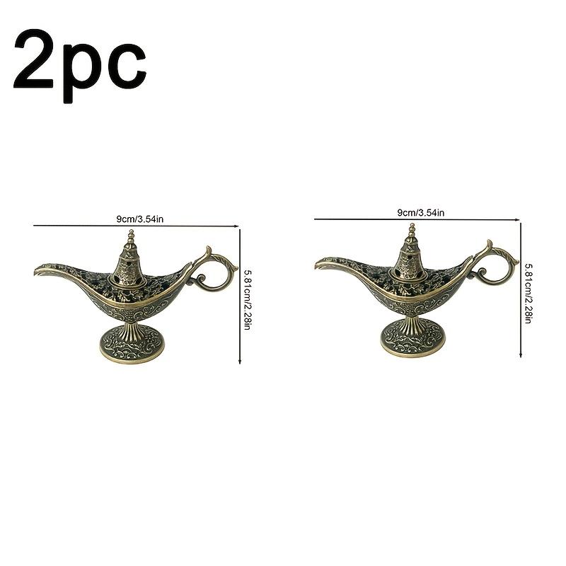 

Retro Aladdin Genie Lamp Incense Burner Ideal for Tea Ceremony Decoration and Incense Use Home Decorations