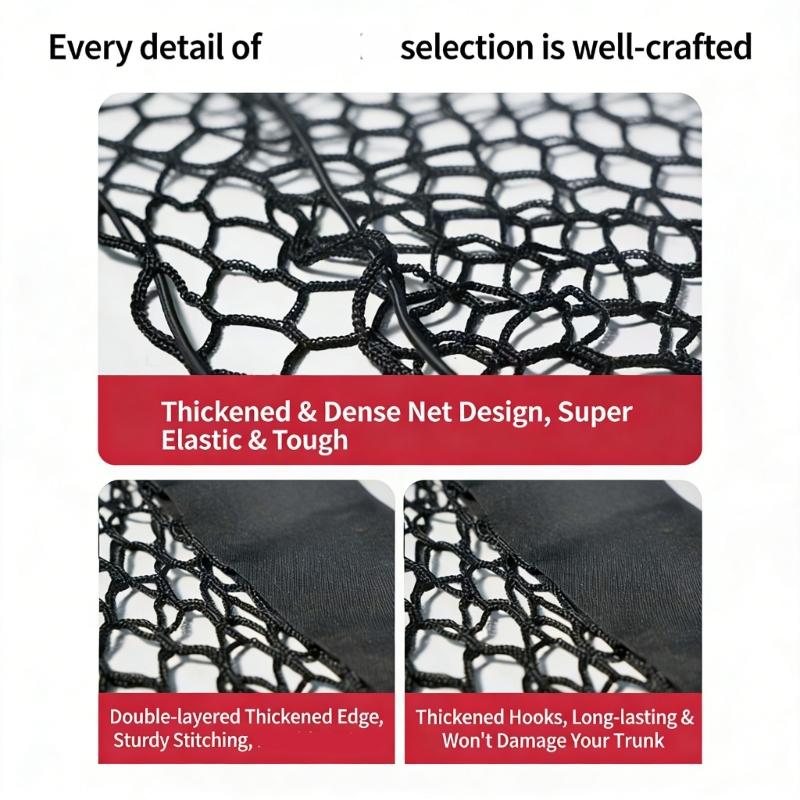 Universeller Kofferraum-Organizer für Fahrzeuge LKW-Ladeflächen-Netz zur Verhinderung des Rollens und Verschüttens von Gegenständen