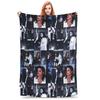 Michaels King Of Pop Jackson Coperte in Pile Danza Cantante Hip Hop Coperte per Copriletti Tappeto Ultra Morbido Pezzo Traspirante
