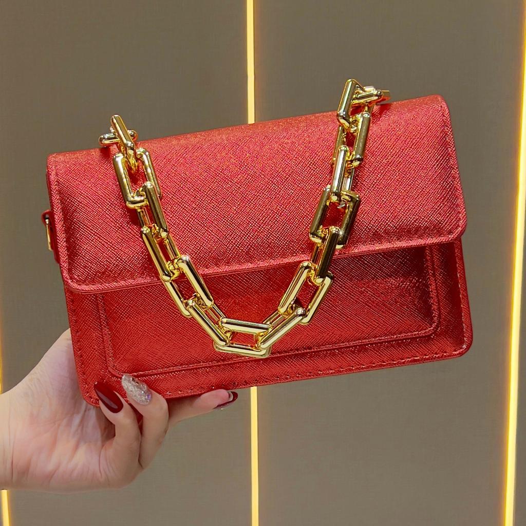Borsa a mano con tracolla per abbigliamento formale da sera, Borsa a mano con tracolla a catena, Borsa a mano da donna per portarla a tracolla