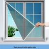 DIY Translucent Window Screen Mesh for Insect Prevention - Easy Install, Self-Adhesive Magic Tape